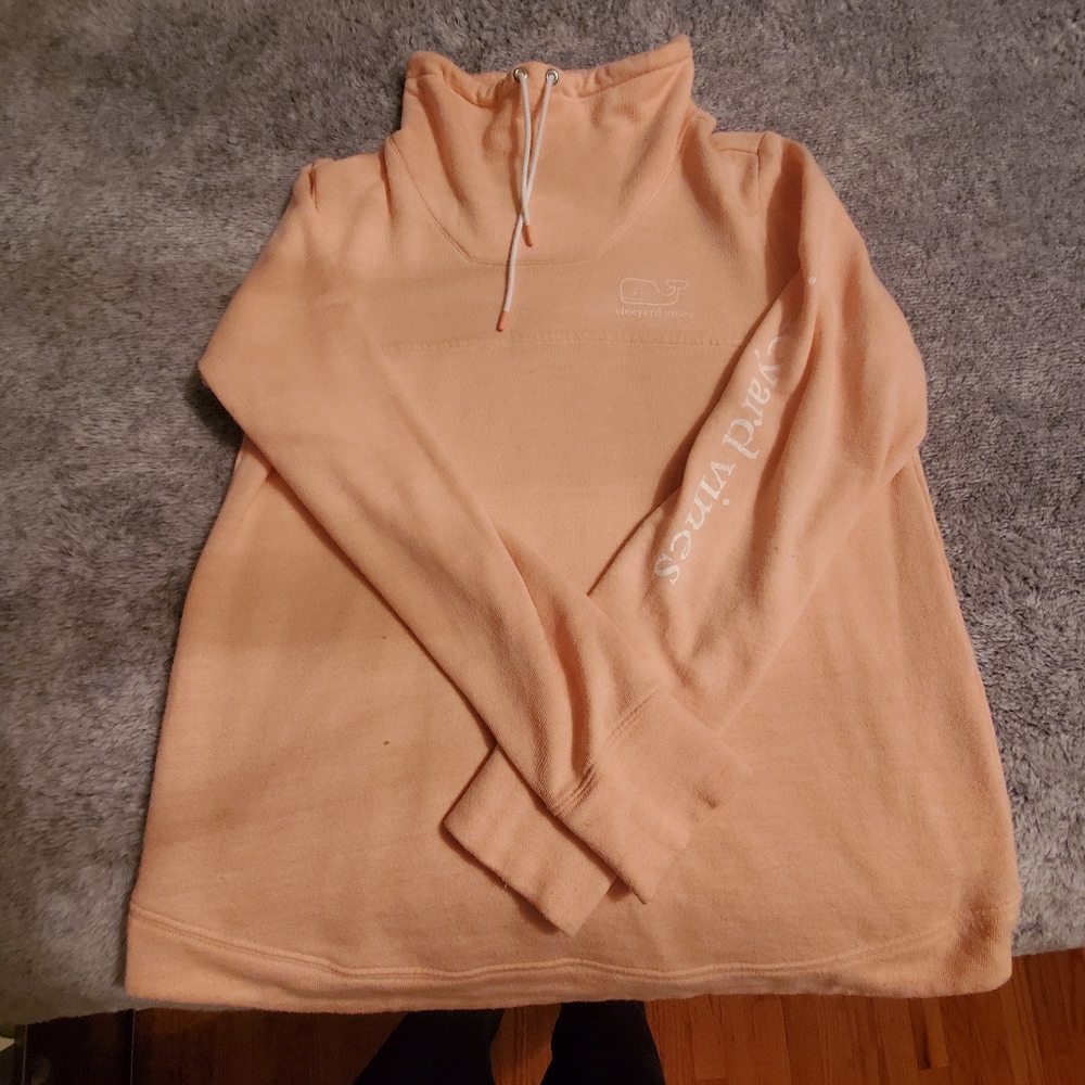 Vineyard Vines Blush French Terry Pullover - Medium